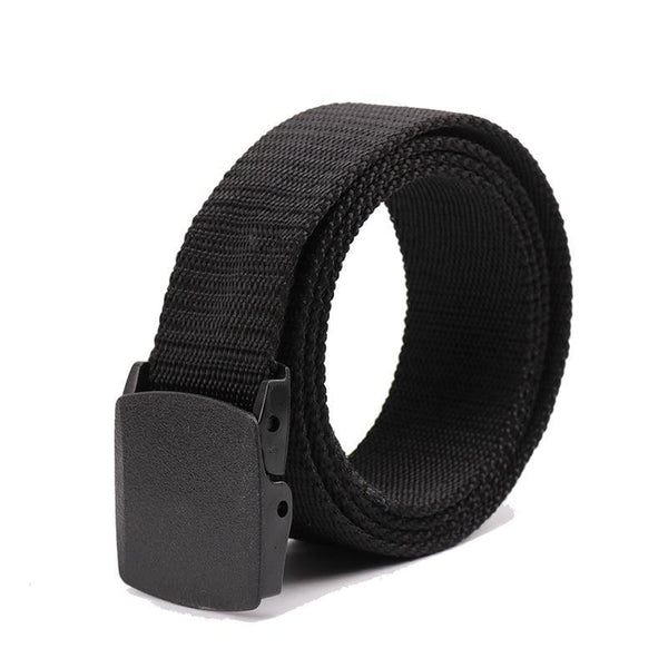 Military Men Belt Woman Army Belt Tactical Wide Waist Belts Plastic Buckle Light Weight Black Belt Nylon Travel 120cm 130cm