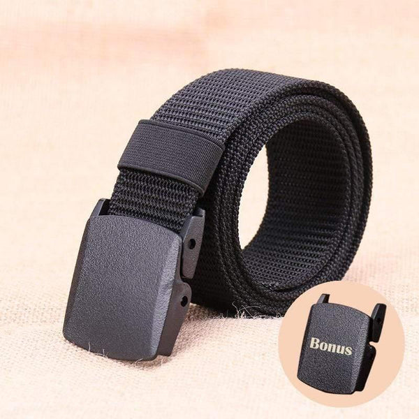 Tactical Belt Men Nylon Army Belts Adjustable Outdoor Travel Waist Belt Army Plastic Buckle Belt For Trousers 120cm 130cm