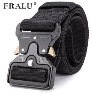 Planet Gates Black / 125cm Belt Male Tactical military Canvas Belt Outdoor Tactical Belt men's Military Nylon Belts Army
