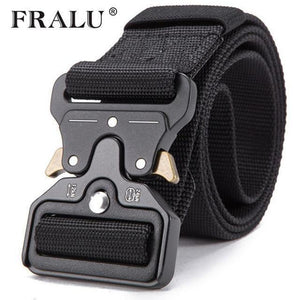 Planet Gates Black / 125cm Belt Male Tactical military Canvas Belt Outdoor Tactical Belt men's Military Nylon Belts Army