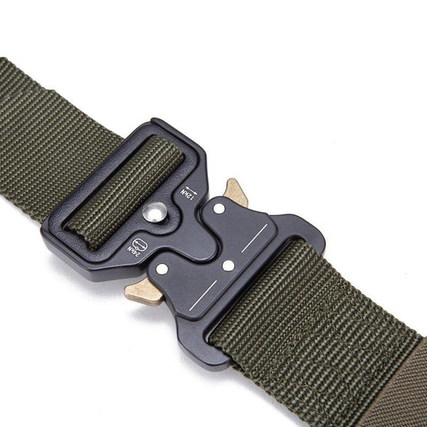 Planet Gates Black / 125cm Mens Tactical Belt Military Nylon Belt Outdoor multifunctional Training Belt High Quality Strap