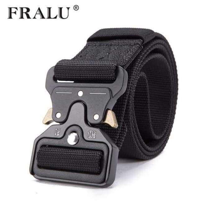 Planet Gates Black / 125cm Mens Tactical Belt Military Nylon Belt Outdoor multifunctional Training Belt High Quality Strap ceintures