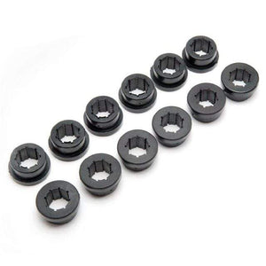 Planet Gates Black 12Pcs/Lot Lower Control Arm Rear Camber Kit Replacement Bushings EP-CA0111 for Honda Civic 88-05 Ek Eg Es