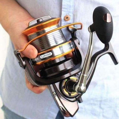 Planet Gates Black / 13 / 3000 Series 5000-9000 Size 12+1 Ball Bearings Big Trolling Fishing Reels Feeder Metal Fishing Reel Carp Molinete Reel Shimano