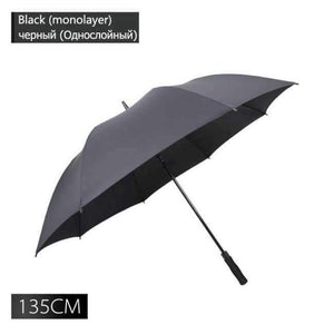 Planet Gates Black-135CM 130cm large umbrella male golf rain umbrella windproof double-layer auto-open long handle umbrella female male