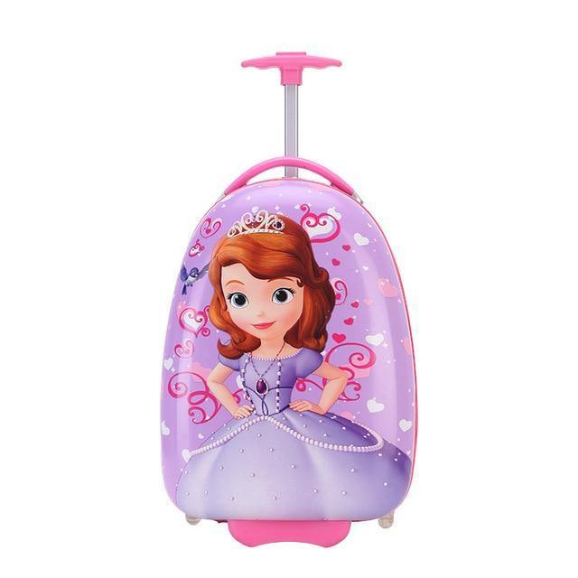 Planet Gates Luggage Rase Cartoon Boy Girl Travel 16inches Students Trolley Wheeled bag Case Cute Children Boarding The Chassis Gift