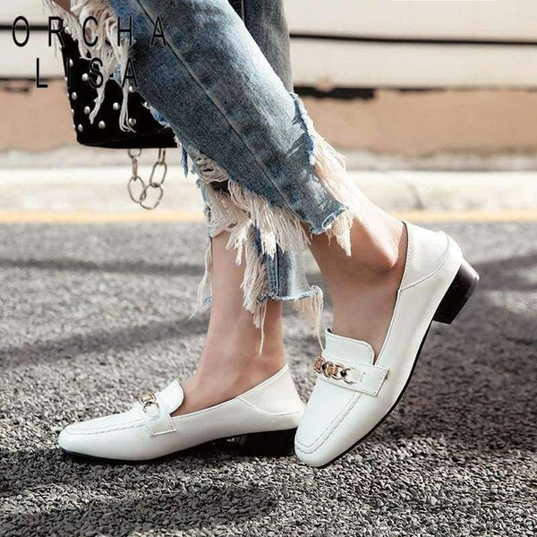 Planet Gates Black / 17 ORCHA LISA Designer woman Slip on Loafers Ladies shoes women flats Luxury Brand mules Zapatillas mujer Sapatos feminino C187