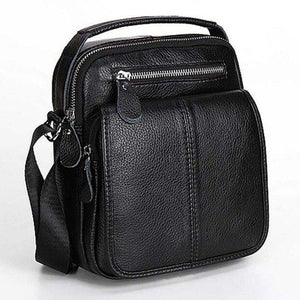 Planet Gates Black / 18x6x21cm Leather Men Bag Cowhide Shoulder Fashion Men Messenger Bags Crossbody Bags Handbags Brown Men's Travel Bag