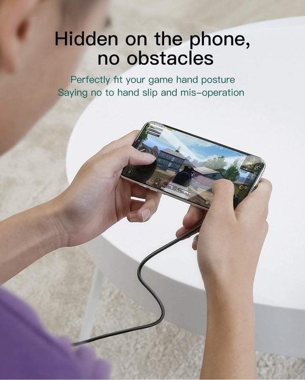 Planet Gates Black / 1m (3.28ft) Baseus Gamer USB Cable for iPhone Xs Max XR 8 7 Plus Mobile Phone Game Charger Cable Fast Charging for iPad Elbow Cord