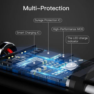 Planet Gates Black / 1m Baseus LED lighting Charger Cable For iPhone X 8 7 USB Cable For iPhone iPad Fast Charging Charger Cable Mobile Phone Data Cable