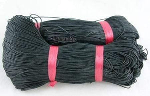 Planet Gates Black 1mm 400m/bundle Cotton Wax Beading Cord Thread for Necklace  Bracelet Jewelry Making Findings Accessories Hot Discount