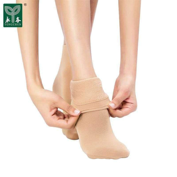 Planet Gates Black / 1pair Women socks Autumn and winter plus velvet socks thickening sock winter thick thermal incarcerators sleeping female 268