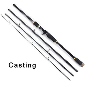 Planet Gates Black / 2.1 m Spinning casting Fishing Rod 100% Carbon Fiber 2.1m-3.0m 4 Section M Lure Rods Fast Action Pesca Travel Rod Fishing Tackle