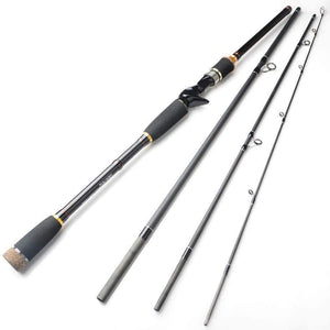 Planet Gates Black / 2.1 m Spinning casting Fishing Rod 100% Carbon Fiber 2.1m-3.0m 4 Section M Lure Rods Fast Action Pesca Travel Rod Fishing Tackle