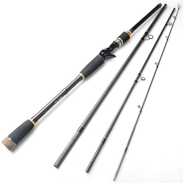 Planet Gates Black / 2.1 m Spinning casting Fishing Rod 100% Carbon Fiber 2.1m-3.0m 4 Section M Lure Rods Fast Action Pesca Travel Rod Fishing Tackle
