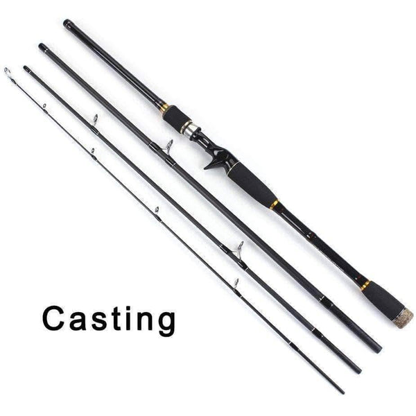 Planet Gates Black / 2.1 m Spinning casting Fishing Rod 100% Carbon Fiber 2.1m-3.0m 4 Section M Lure Rods Fast Action Pesca Travel Rod Fishing Tackle
