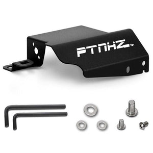 Planet Gates black 2 Aluminum Boost Control Solenoid Cover For 08-on Subaru STI WRX Impreza Fit Under Hood Resist Corrosion with Hardware