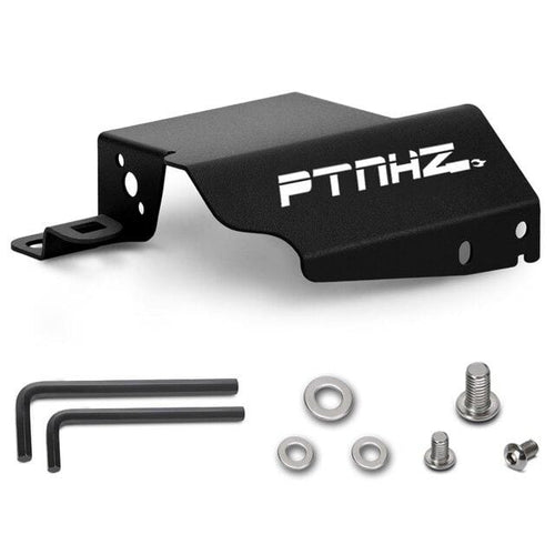 Planet Gates black 2 Aluminum Boost Control Solenoid Cover For 08-on Subaru STI WRX Impreza Fit Under Hood Resist Corrosion with Hardware