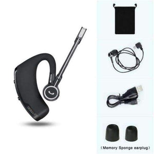 Planet Gates Black 2 Bluetooth Headset Business Car Wireless Headphones Stereo with Mic Sport Running Bluetooth Earphone Handfree HD Music