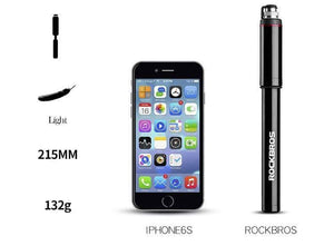 Planet Gates Black 2 / China Aluminum Alloy Bicycle Pump Pressure Gauge Tube 150 PSI High Pressure Mini Air Pump For Bike Cycling Tire Inflator MTB