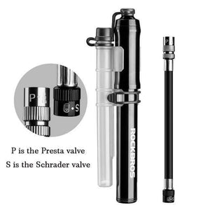Planet Gates Black 2 / China Cycling Bike Bicycle Mini Pump 150 PSI Aluminum Alloy Portable With Pressure Gauge Inflator Bike Tire Pump Presta Valve