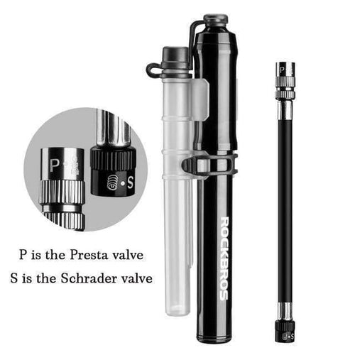 Planet Gates Black 2 / China Cycling Bike Bicycle Mini Pump 150 PSI Aluminum Alloy Portable With Pressure Gauge Inflator Bike Tire Pump Presta Valve