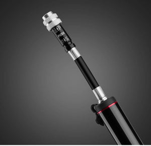 Planet Gates Black 2 / China Cycling Bike Bicycle Mini Pump 150 PSI Aluminum Alloy Portable With Pressure Gauge Inflator Bike Tire Pump Presta Valve