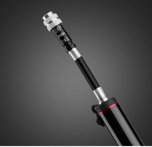 Planet Gates Black 2 / China Cycling Bike Bicycle Mini Pump 150 PSI Aluminum Alloy Portable With Pressure Gauge Inflator Bike Tire Pump Presta Valve