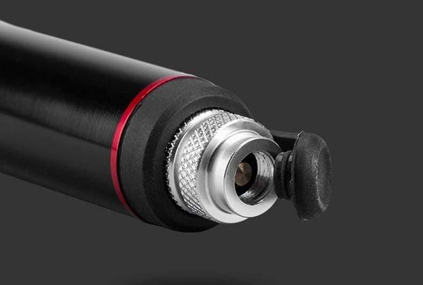 Planet Gates Black 2 / China Cycling Bike Bicycle Mini Pump 150 PSI Aluminum Alloy Portable With Pressure Gauge Inflator Bike Tire Pump Presta Valve