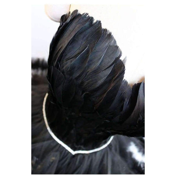 Planet Gates Black / 2 Cocktail Dresses Feather Women 2017 Black Strapless Sexy Short Party Prom Dress Homecoming Dresses Robe De Cocktail Gowns