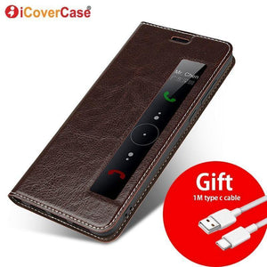 Planet Gates Black 2 / For huawei P20 Leather Case For huawei P20 Pro cover Magnetic case For Huawei P20 Pro Flip Cases leather cover P20