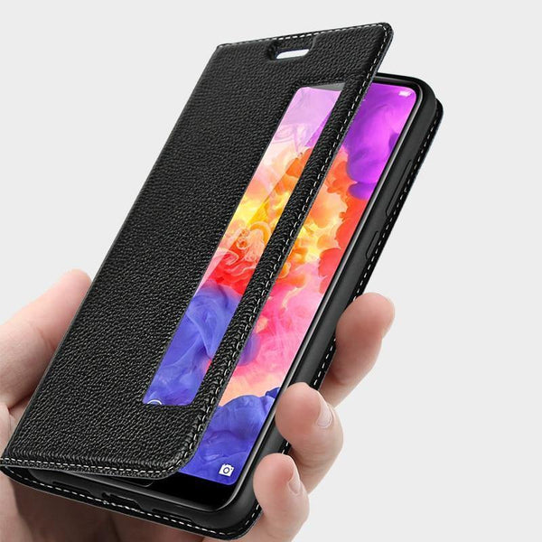 Planet Gates Black 2 / For huawei P20 Leather Case For huawei P20 Pro cover Magnetic case For Huawei P20 Pro Flip Cases leather cover P20