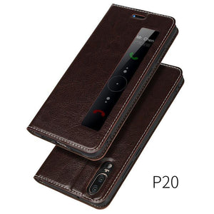 Planet Gates Black 2 / For huawei P20 Leather Case For huawei P20 Pro cover Magnetic case For Huawei P20 Pro Flip Cases leather cover P20