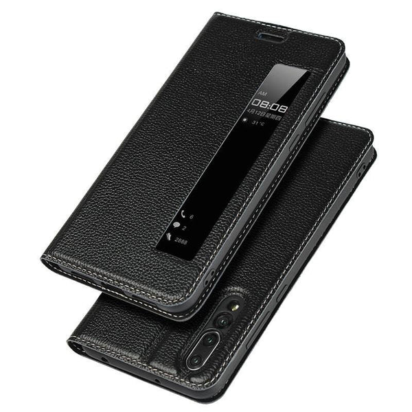 Planet Gates Black 2 / For huawei P20 Leather Case For huawei P20 Pro cover Magnetic case For Huawei P20 Pro Flip Cases leather cover P20