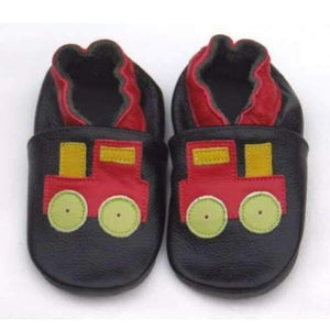 Planet Gates Black / 2 Guaranteed 100% soft soled Genuine Leather baby shoes / First Walkers free shipping