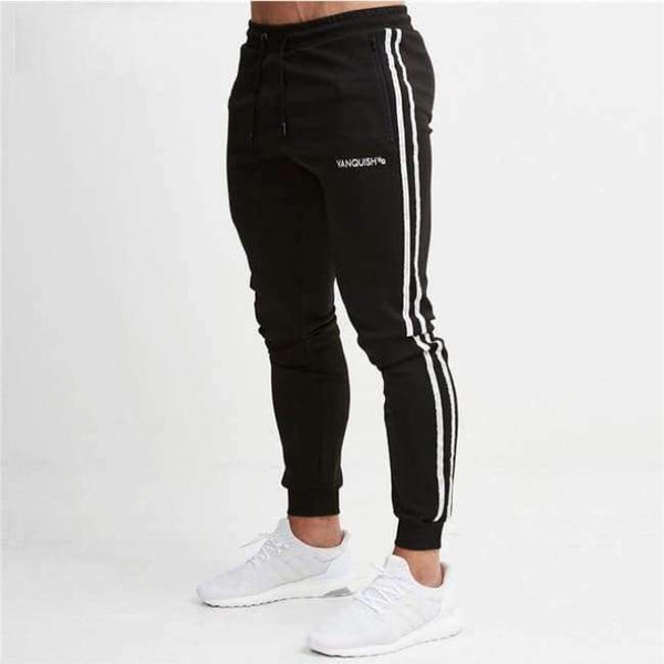 Planet Gates Black 2 / M Running Tights Men Comression Pants Sports Jogging Leggings Mens Fitness Training Sweatpants Gym Clothing Long Trousers