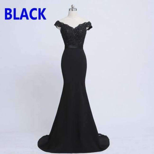 Planet Gates Black / 2 Robe De Soiree Mermaid Burgundry Long Evening Dress Party Elegant Vestido De Festa Long Prom Gown 2017 With Belt