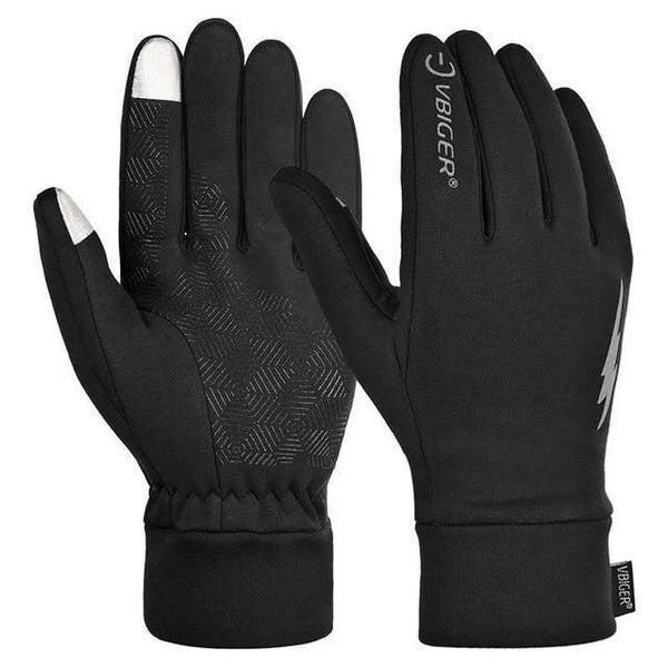 Planet Gates Black 2 / S Men Women Winter Warm Gloves Windproof Outdoor Gloves Thick Warm Mittens Touch Screen Gloves Unisex Anti-slip Design