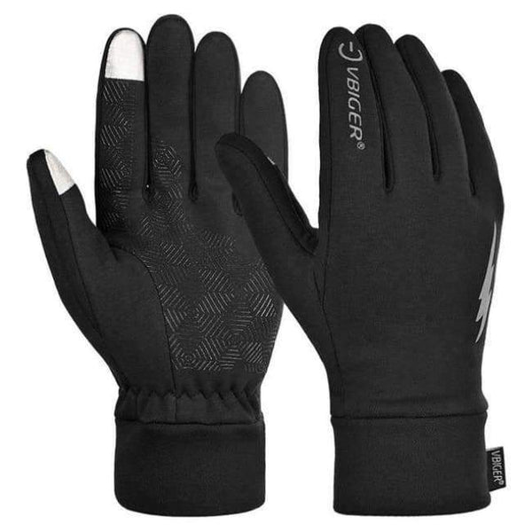 Planet Gates Black 2 / S VBIGER Winter Gloves Professional Touch Screen Reflective Thicken Keep Warm Gloves Sport Running Biking Gloves for Men Women