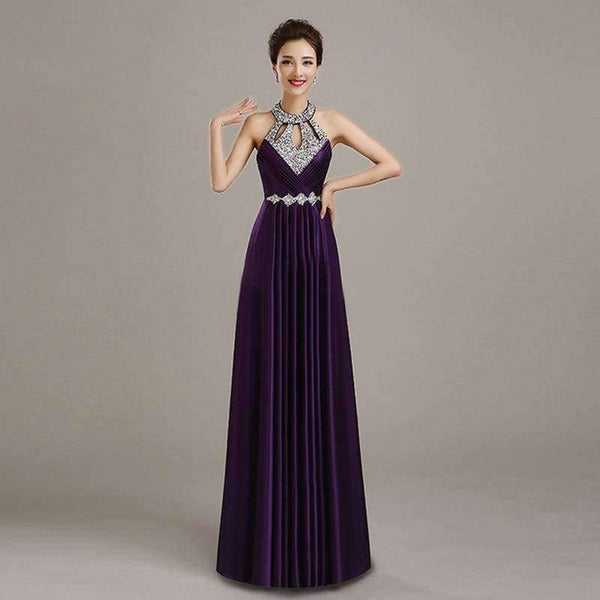 Planet Gates black / 2 Vestido de Festa de Casamento 2018 Long Crystal Bridesmaid Dresses for Wedding Party Satin Dress Formal Prom Party Gowns
