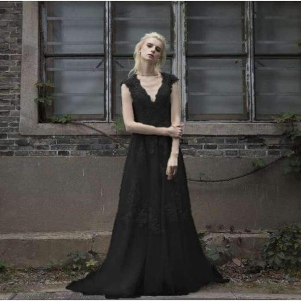 Planet Gates Black / 2 Wedding Dress robe de mariage gelinlik Beach Lace Wedding Dresses 2018 Plus Size vestido de noiva de renda