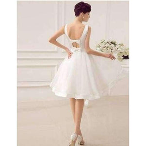 Planet Gates Black / 2 White mini Short Bridesmaid Dresses A-Line V-Neck Knee Length Lace Maid Honor Wedding Party Dress vestidos de festa