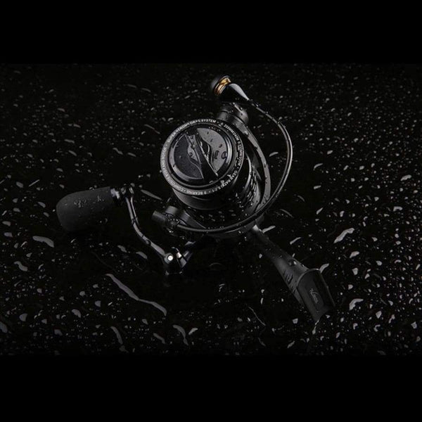 Planet Gates Black / 2000 Series NA2000 3000 4000 5000 9BB 5:2:1 Fishing Reel Aluminum Fishing Spinning Reel Fish Tool Automatic Folding Handle