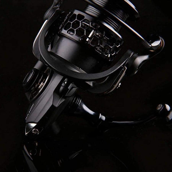 Planet Gates Black / 2000 Series NA2000 3000 4000 5000 9BB 5:2:1 Fishing Reel Aluminum Fishing Spinning Reel Fish Tool Automatic Folding Handle