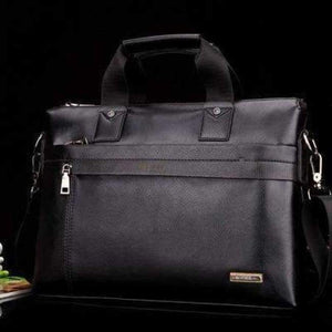 Planet Gates black 2017 Men Casual Briefcase Business Shoulder Top Leather Bag Men Messenger Bags Computer Laptop Handbag Bag Men's Travel Bags