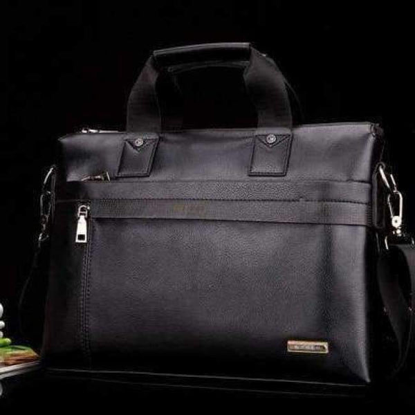 Planet Gates black 2017 Men Casual Briefcase Business Shoulder Top Leather Bag Men Messenger Bags Computer Laptop Handbag Bag Men's Travel Bags
