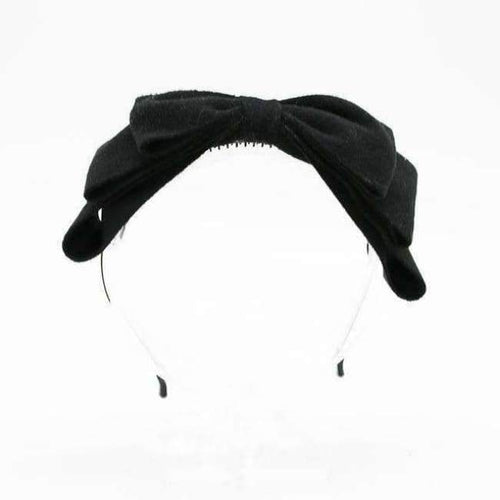 Planet Gates black 2018 New winter velvett 3 layor bow elegant headband fashion children hairband hair accessories OEM