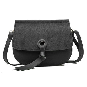 Shoulder Bag New High Quality Leather Fashion Small Scrub Flap Pocket Crossbody Coin Phone Bag