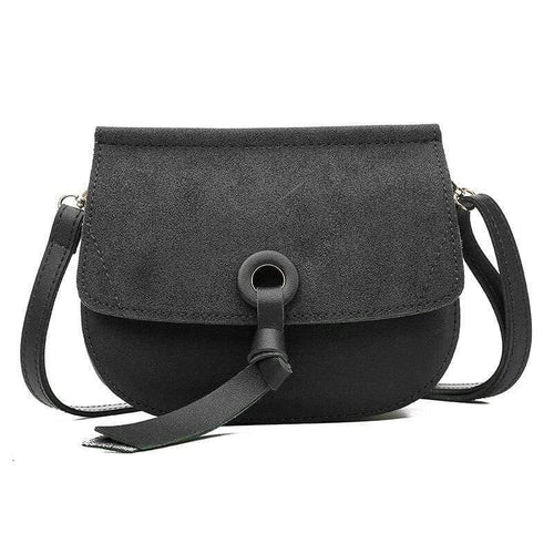 Shoulder Bag New High Quality Leather Fashion Small Scrub Flap Pocket Crossbody Coin Phone Bag