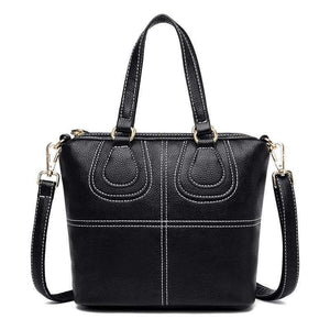 Embroidery Thread High Quality PU Leather Women Handbags Tote Bags Small Shoulder Bag Crossbody
